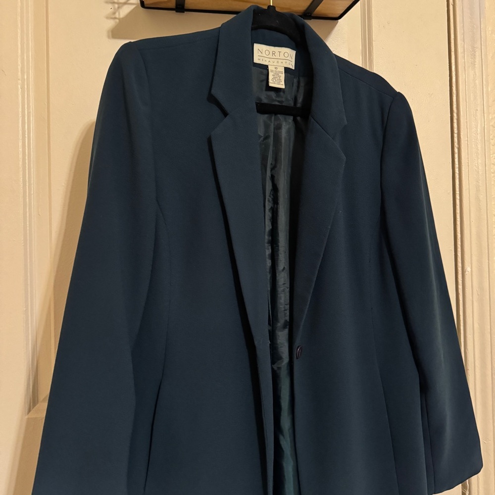 Norton Dark Blue Blazer Coat - Picture 2 of 9